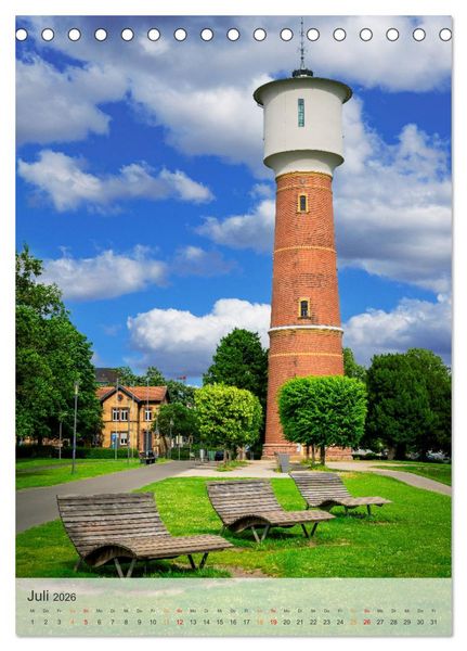 Produktbild: Stadtbummel in Ladenburg - Die R&ouml;mer- und Fachwerk-Stadt (Tischkalender 2026 DIN A5 hoch), CALVENDO Monatskalender