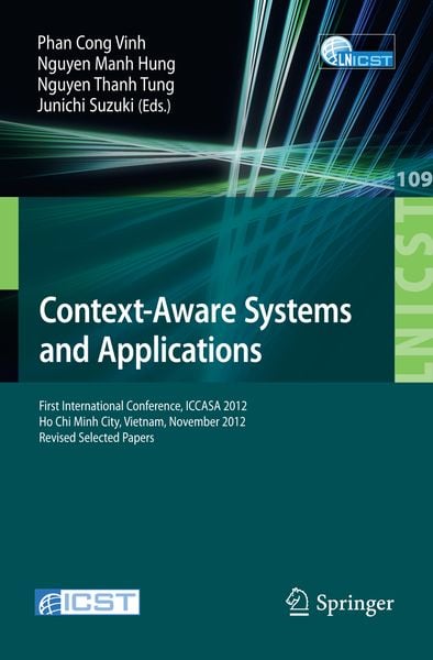 Produktbild: Context-Aware Systems and Applications