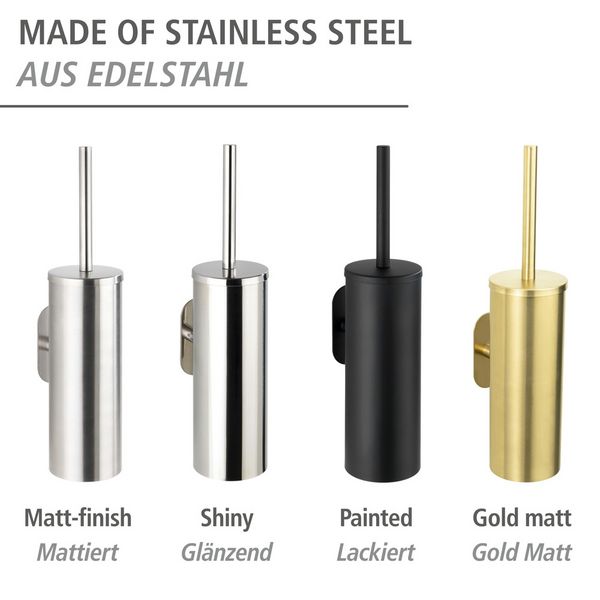 Produktbild: Turbo-Loc&reg; WC-Garnitur Mod. Orea Gold Matt geschlossen, Befestigen ohne bohren