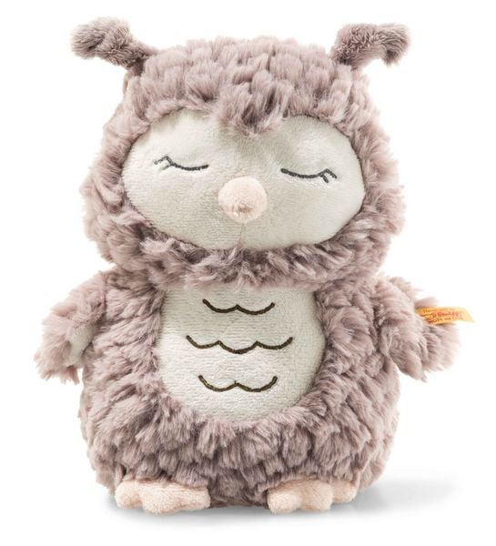 Produktbild: Steiff 241833 - Ollie Eule, Pl&uuml;sch, beige, 23 cm