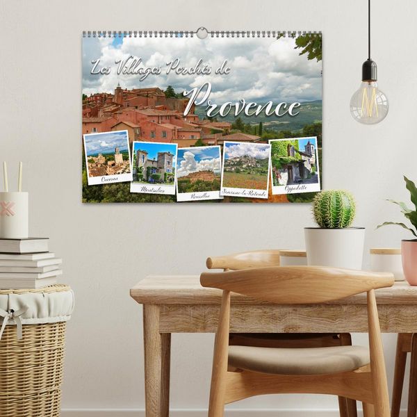 Produktbild: Les villages perch&eacute;s de Provence (Calendrier mural 2026 DIN A3 vertical), CALVENDO calendrier mensuel