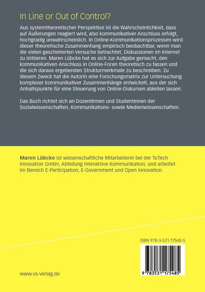 Produktbild: In Line or Out of Control?