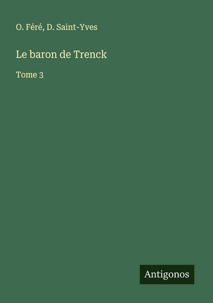 Produktbild: Le baron de Trenck