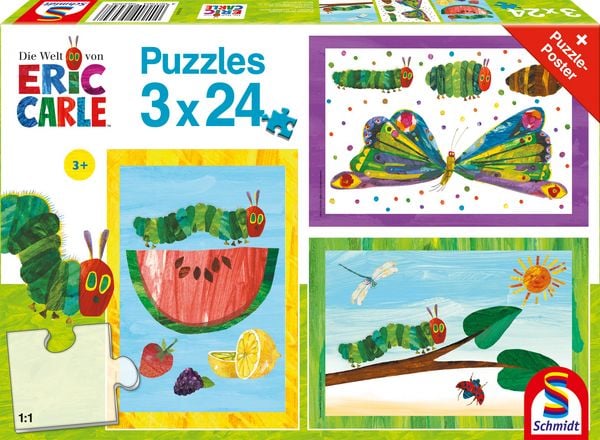 Produktbild: Raupe-Kokon-Schmetterling, 3x24 Teile