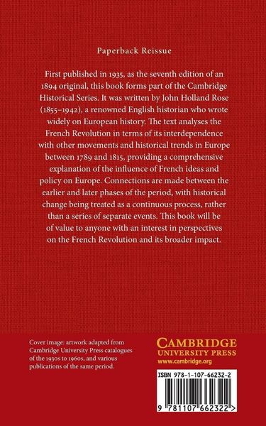 Produktbild: The Revolutionary and Napoleonic Era 1789 1815