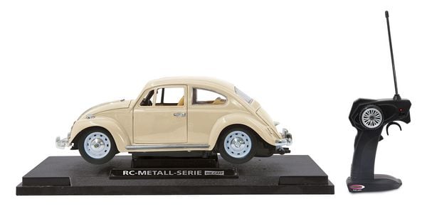 Produktbild: VW K&auml;fer RC Diecast 1:18 creme weiss 40MHz