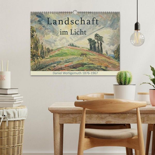 Produktbild: Landschaft im Licht. Daniel Wohlgemuth 1876-1967 (Wandkalender 2026 DIN A3 quer), CALVENDO Monatskalender