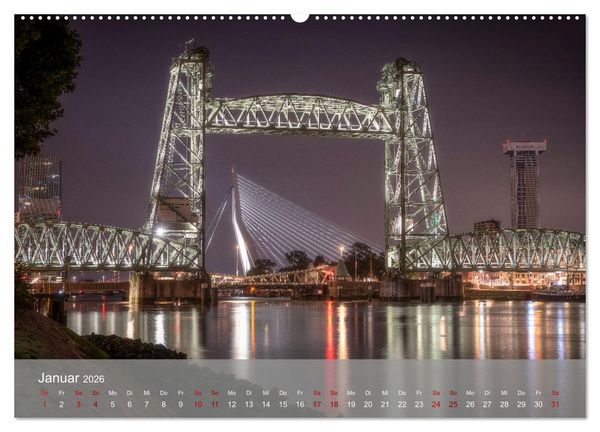 Produktbild: Rotterdam - Die heimliche Hauptstadt der Niederlande (Wandkalender 2026 DIN A2 quer), CALVENDO Monatskalender