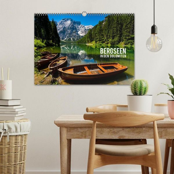 Produktbild: Bergseen in den Dolomiten (Wandkalender 2027 DIN A3 quer), CALVENDO Monatskalender