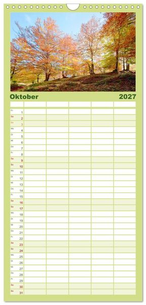 Produktbild: Familienplaner 2027 - MITTENWALD Eine Perle im Oberen Isartal mit 5 Spalten (Wandkalender, 21 x 45 cm) CALVENDO