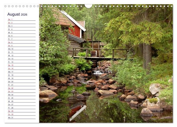 Produktbild: faszinierendes Schweden Smaland (Wandkalender 2026 DIN A3 quer), CALVENDO Monatskalender