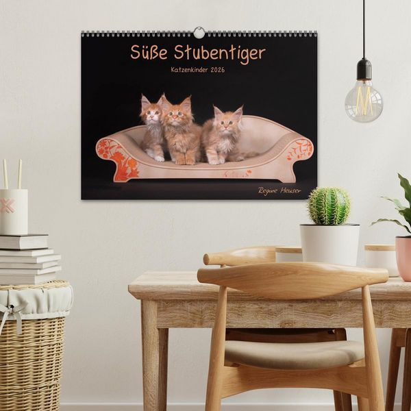 Produktbild: S&uuml;&szlig;e Stubentiger - Katzenkinder (Wandkalender 2026 DIN A3 quer), CALVENDO Monatskalender