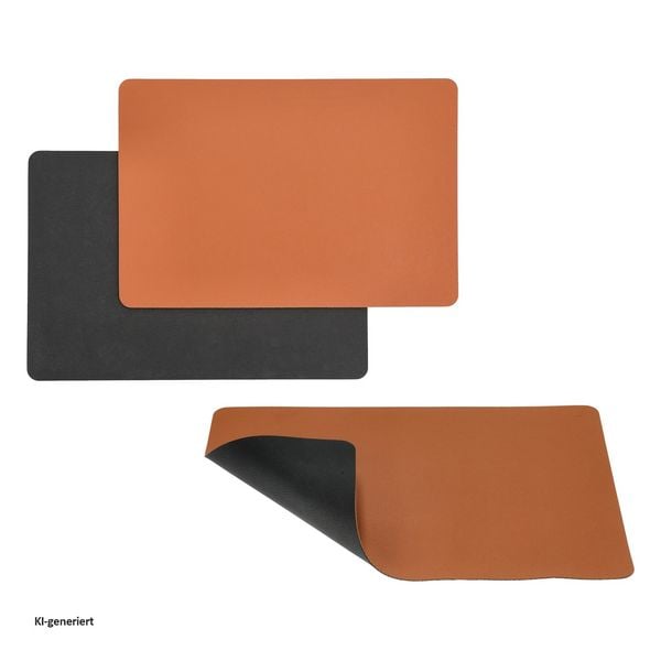 Produktbild: HTI-Living Tischset 4 - teilig Karamell/Schwarz Tischset 4 - teilig Karamell/Schwarz