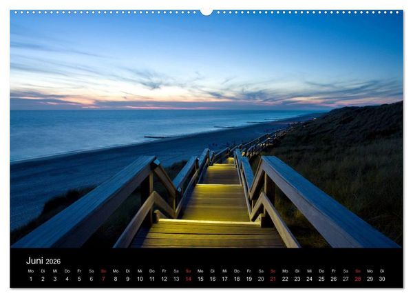 Produktbild: Sylt-Abende - Fotografien von Beate Zoellner (hochwertiger Premium Wandkalender 2026 DIN A2 quer), Kunstdruck in Hochglanz