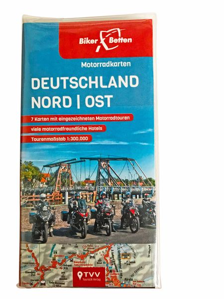 Produktbild: Motorradkarten Set Deutschland Nord-Ost