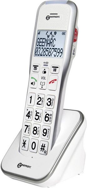 Produktbild: Geemarc AMPLIDECT 595 COMBI Schnurgebundenes Seniorentelefon Anrufbeantworter, Freisprechen, Optische Anrufsignalisierung, f&uuml;