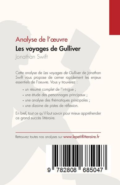 Produktbild: Les voyages de Gulliver de Jonathan Swift (Analyse de l'&iquest;uvre)