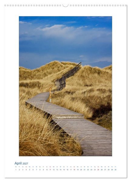 Produktbild: Insel Amrum - Friesische Impressionen (hochwertiger Premium Wandkalender 2027 DIN A2 hoch), Kunstdruck in Hochglanz