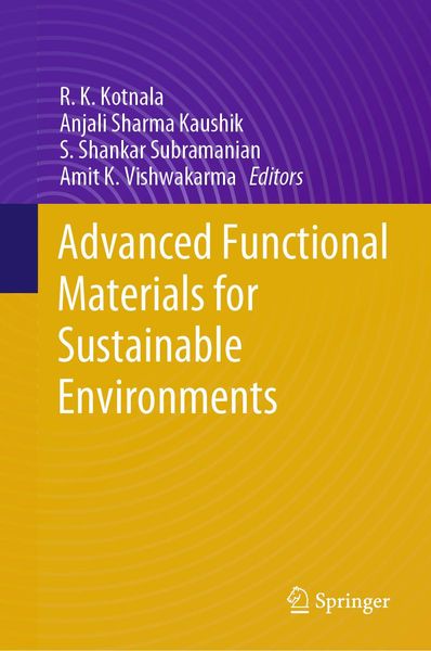 Produktbild: Advanced Functional Materials for Sustainable Environments