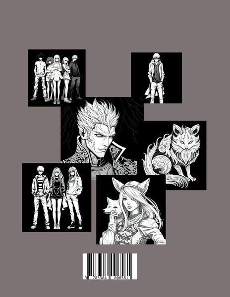 Produktbild: Black Manga Malbuch.