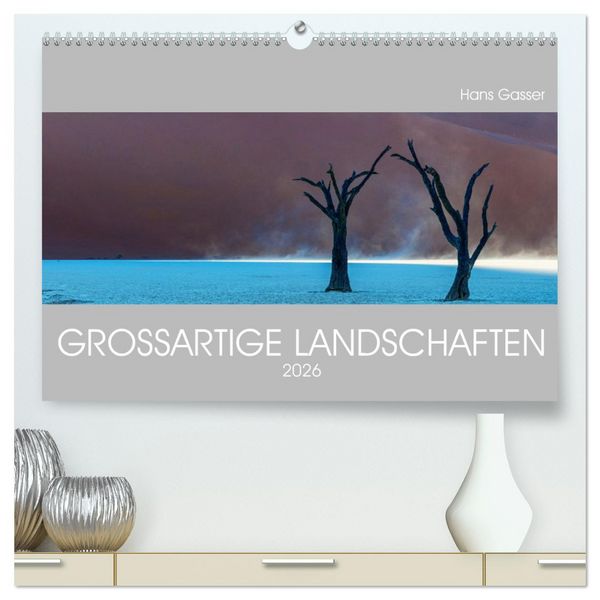 Produktbild: GROSSARTIGE LANDSCHAFTEN 2026 (hochwertiger Premium Wandkalender 2026 DIN A2 quer), Kunstdruck in Hochglanz