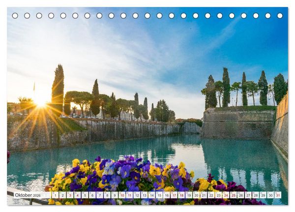 Produktbild: Traumziel am Gardasee. Peschiera del Garda (Tischkalender 2026 DIN A5 quer), CALVENDO Monatskalender