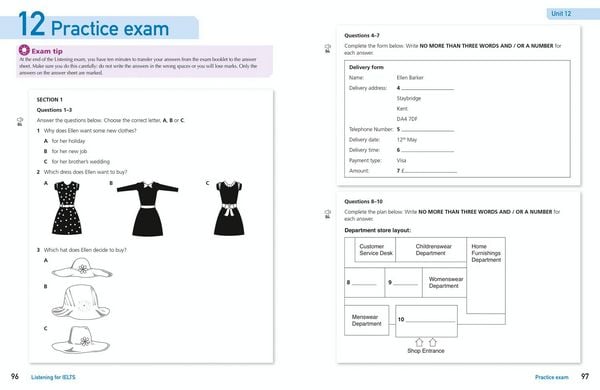Produktbild: LISTENING FOR_ENG FOR IELTS PB
