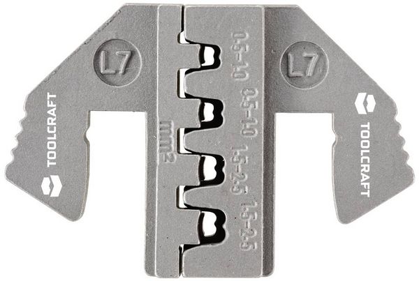 Produktbild: TOOLCRAFT TO-8659911 Crimpgesenk JPT 2.8K Kontakt 0.5 bis 2.5 mm&sup2; Passend f&uuml;r Marke (Zangen) TOOLCRAFT PZ-500