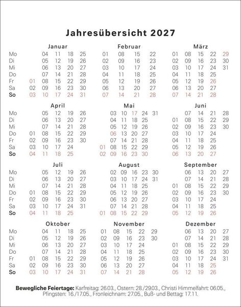 Produktbild: Simons Katze Tagesabrei&szlig;kalender 2027