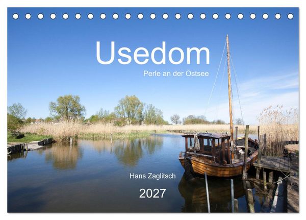 Produktbild: Usedom - Perle an der Ostsee (Tischkalender 2027 DIN A5 quer), CALVENDO Monatskalender