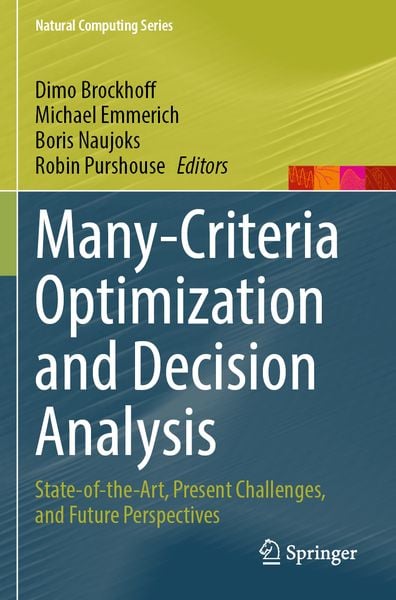 Produktbild: Many-Criteria Optimization and Decision Analysis