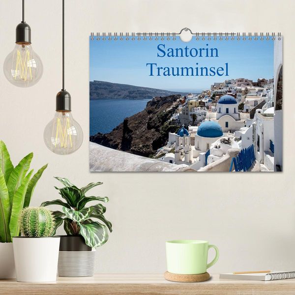 Produktbild: Santorin Trauminsel (Wandkalender 2026 DIN A4 quer), CALVENDO Monatskalender