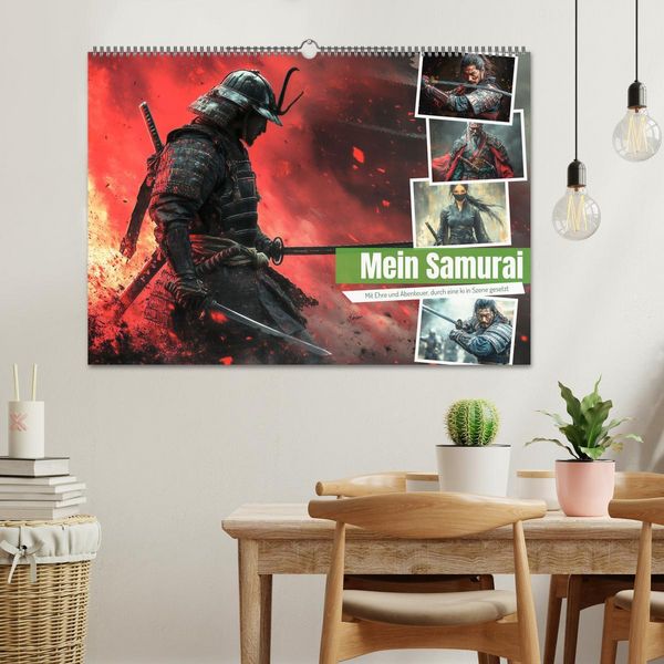 Produktbild: Mein Samurai (Wandkalender 2026 DIN A2 quer), CALVENDO Monatskalender