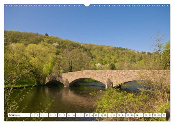 Produktbild: B&auml;che, Fl&uuml;sse, Seen - Wasser in der Eifel (Wandkalender 2026 DIN A2 quer), CALVENDO Monatskalender