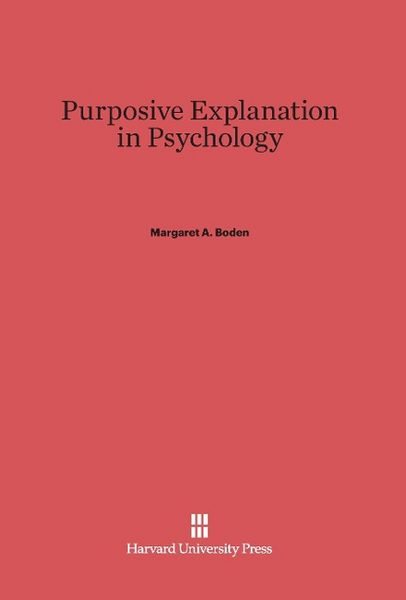 Produktbild: Purposive Explanation in Psychology
