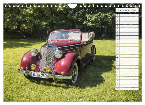 Produktbild: Mercedes Benz 170 Cabriolet (Wandkalender 2026 DIN A4 quer), CALVENDO Monatskalender