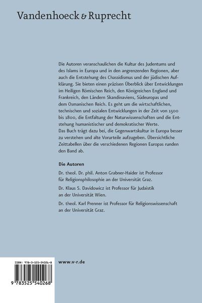 Produktbild: Kulturgeschichte der fr&uuml;hen Neuzeit