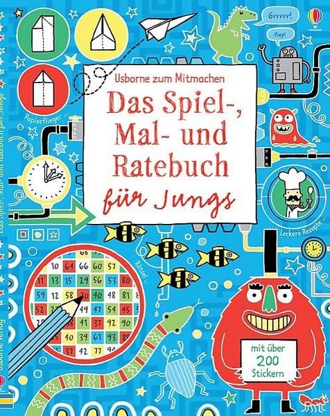 Produktbild: Das Spiel-, Mal- und Ratebuch f&uuml;r Jungs (X)