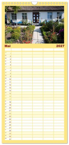 Produktbild: Familienplaner 2027 - R&uuml;gen und Hiddensee - Momente einer Reise mit 5 Spalten (Wandkalender, 21 x 45 cm) CALVENDO