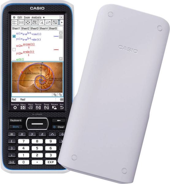 Produktbild: Casio FX-CP400 Grafikrechner Schwarz Display (Stellen): 25 batteriebetrieben (B x H x T) 89 x 21.1 x 206 mm