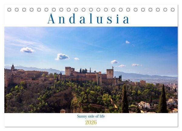 Produktbild: Andalusia sunny side of life (Desk Calendar 2026 DIN A5 landscape), CALVENDO 12 Month DeskCalendar