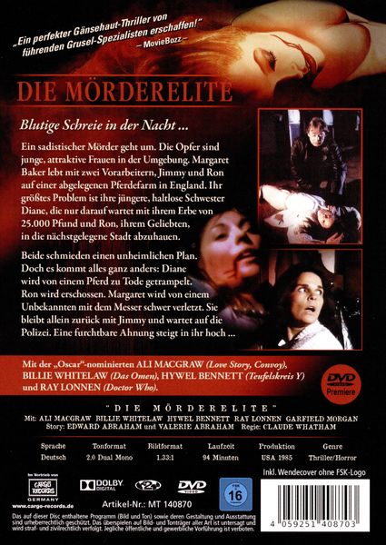 Produktbild: Die M&ouml;rderelite - Blutige Schreie in der Nacht