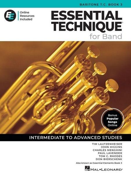 Produktbild: Essential Technique for Band - Baritone T.C. Book 3 with Online Resources