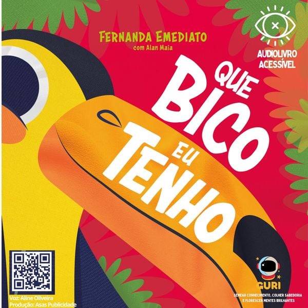 Produktbild: Que bico eu tenho : Edi&ccedil;&atilde;o acess&iacute;vel com descri&ccedil;&atilde;o de imagens