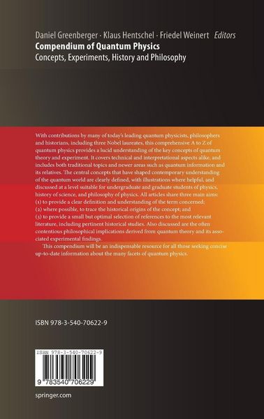 Produktbild: Compendium of Quantum Physics