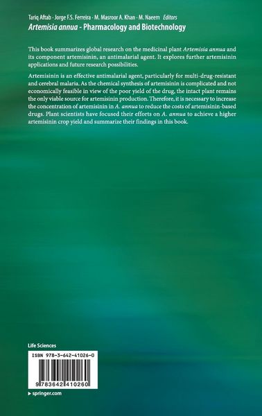 Produktbild: Artemisia annua - Pharmacology and Biotechnology