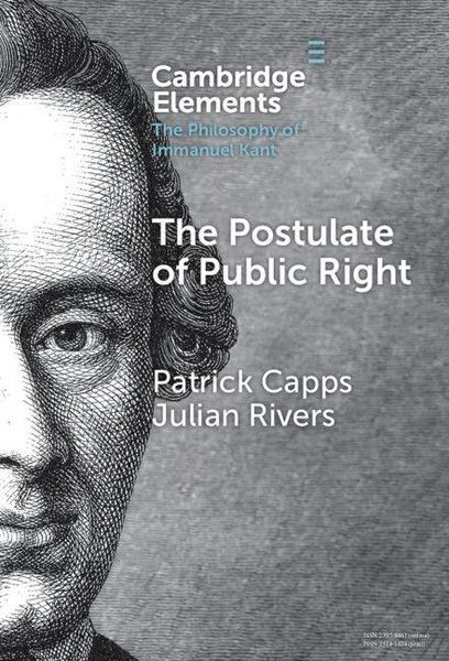 Produktbild: The Postulate of Public Right