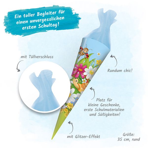 Produktbild: TR&Ouml;TSCH- Schult&uuml;te 35 cm Wiesenfreunde