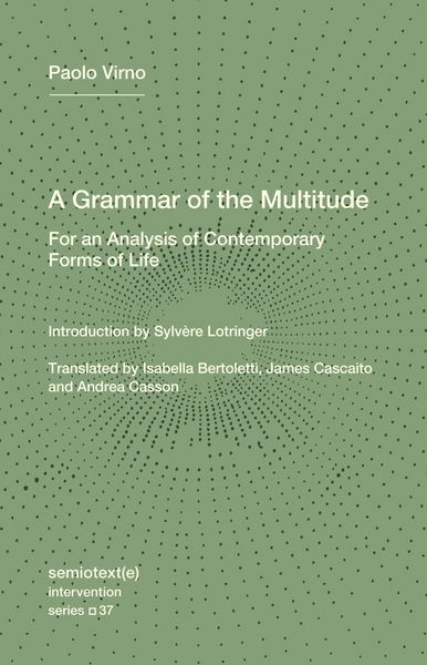 Produktbild: A Grammar of the Multitude