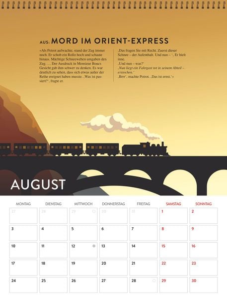 Produktbild: Agatha Christie Kalender 2027